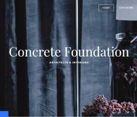 Concrete Foundation |   interior designer