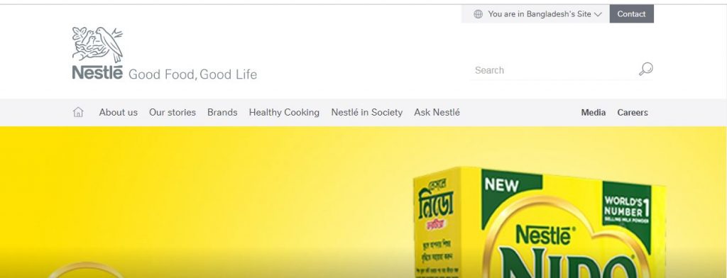 Nestle, Bangladesh- a multinational company in bangladesh