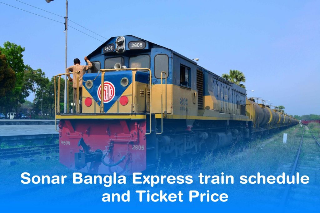 Sonar Bangla Express train schedule and Ticket Price