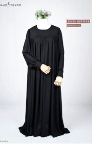 Glam Touch Premium Muntaha Solid Abaya, Boroka for Women, Dubai Cherry Abaya