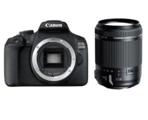 Canon EOS 2000D Digital SLR Camera with EF-S 18-55mm f/3.5-5.6 III Lens