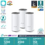 TP-Link Deco M5 AC1300 Whole Home Mesh Router Two Antennas Wi-Fi System 1300mbps Connectivity Speed - 2 Pack