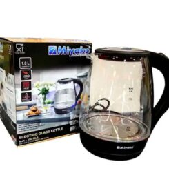Miyako Electric Kettle Glass Body MJK-180 GLS 1500 Watt 1.8 Liter