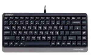 A4TECH FK11 USB Mini Keyboard With Bangla Black - Keyboard