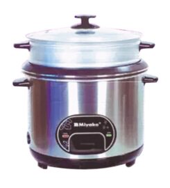 Miyako 2.8 LTR Double Pot Rice Cooker ASL-1280-HC-D
