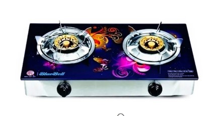 RFL Double Glass LPG Gas Stove Bluebell Variant