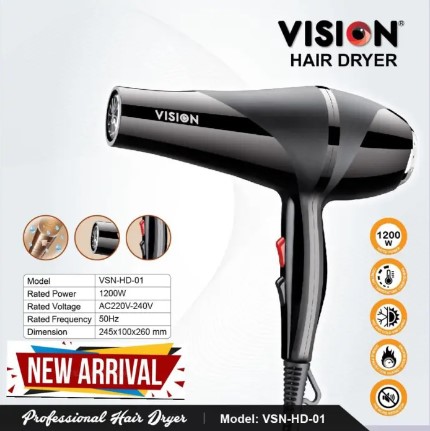 Vision Multi Function Hair Dryer VSN-HD-01 - Hair Dryer