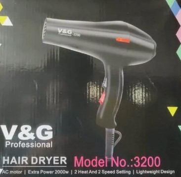V&G Professional Hair Dryer- 3100 and 3200