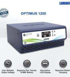 LUMINOUS PURE SINEWAVE IPS UPS MACHINE OPTIMUS 1250 FOR 12V 1 BATTERY
