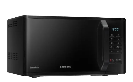 SAMSUNG 23 Liter Solo Microwave Oven with Ceramic Enamel Cavity MS23K3513AK/D2