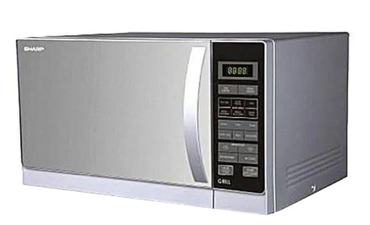 Sharp Grill Microwave Oven R-72A1-SM-V 25 Litres - Mirror Silver
